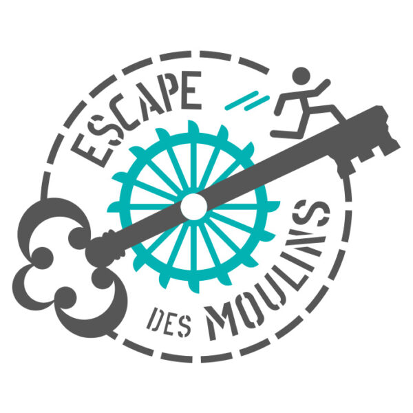 Logo Escape des Moulins pour l'association du Patrimoine des Ruanopontins